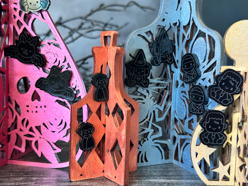 Sitting Witch Post Earrings