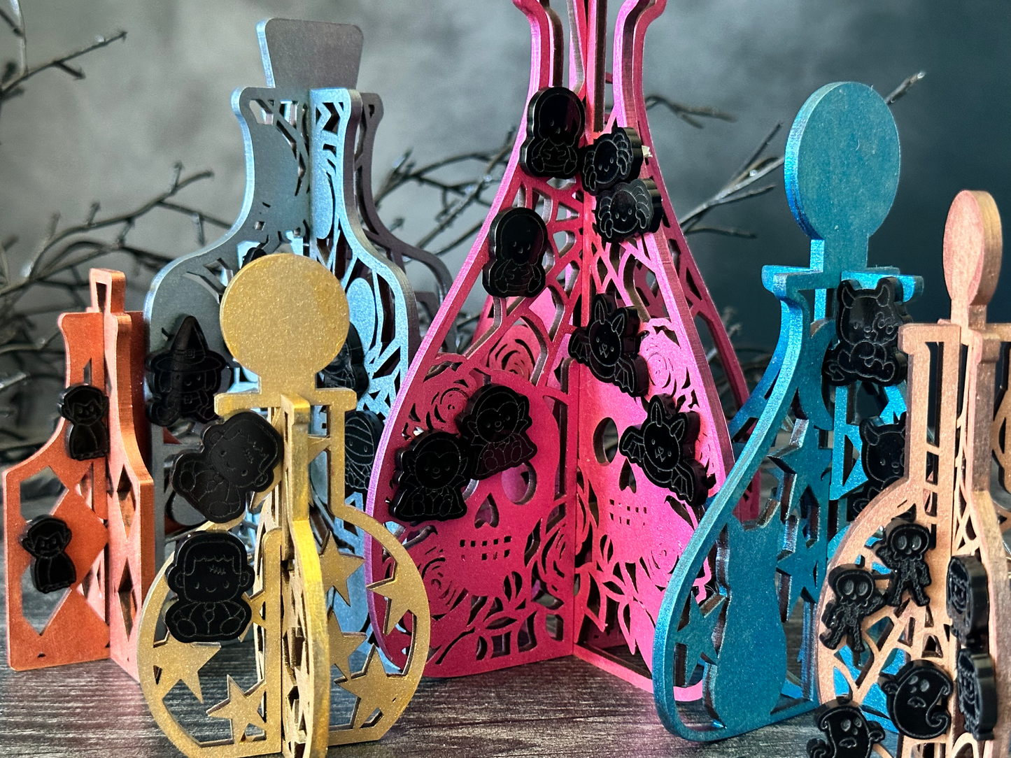 Skeleton Post Earrings