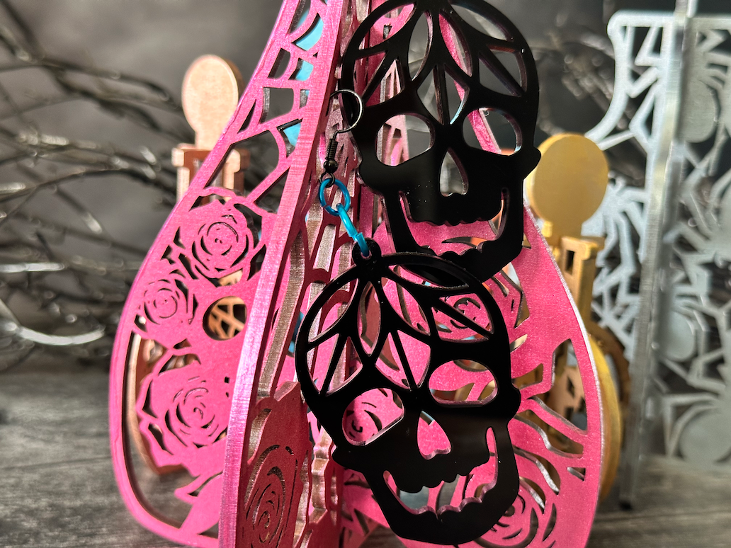 Skull Dangle Earrings