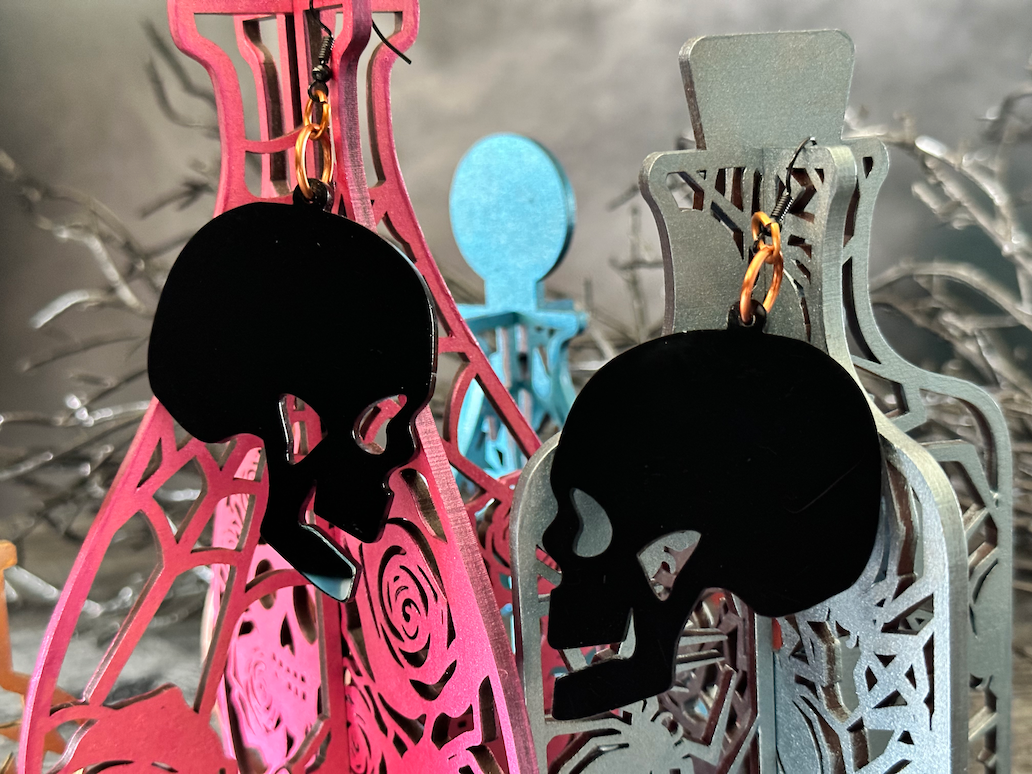 Skull Dangle Earrings