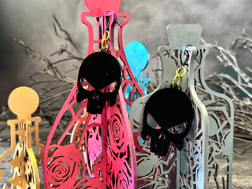 Skull Dangle Earrings