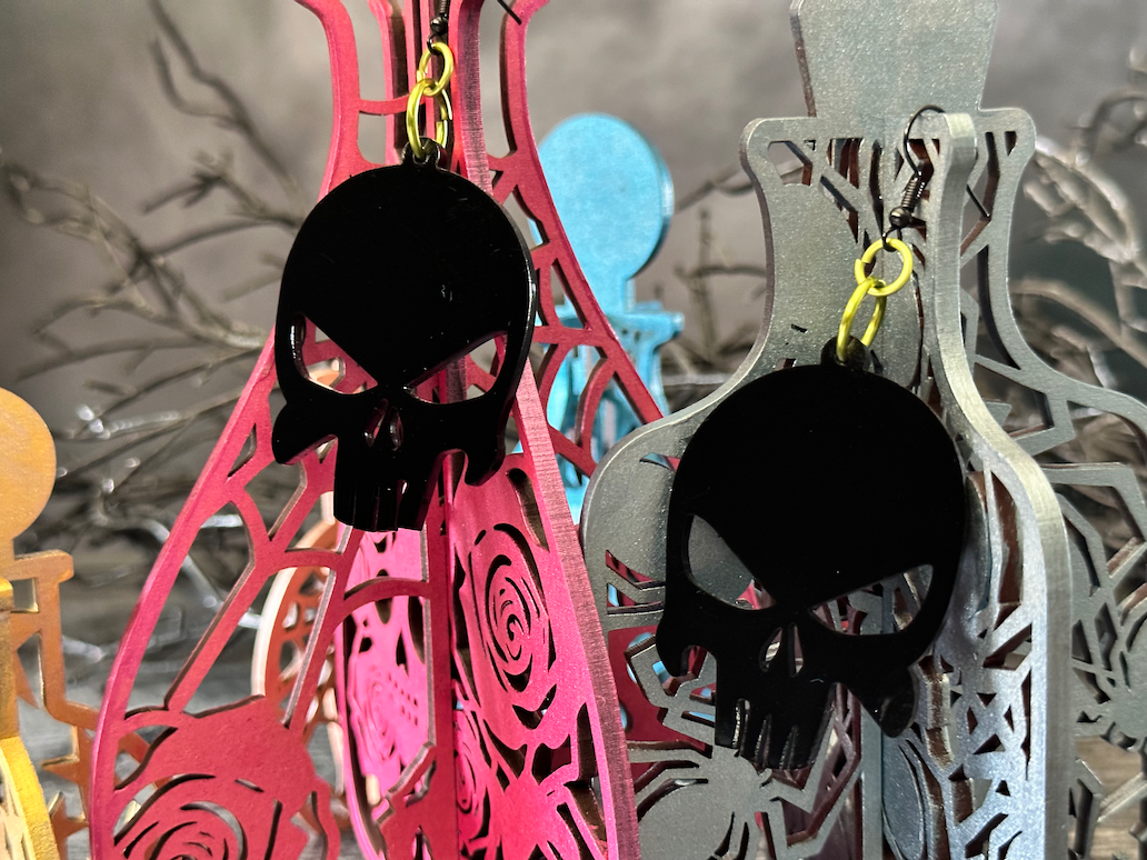 Skull Dangle Earrings
