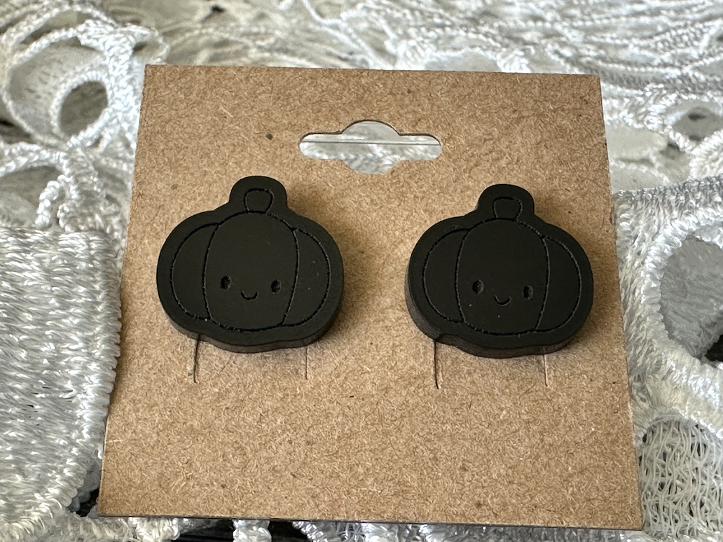 Pumpkin Post Earrings