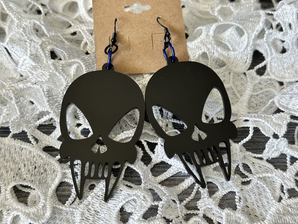 Skull Dangle Earrings