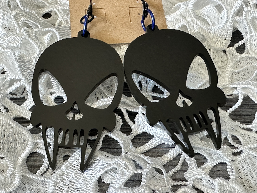 Skull Dangle Earrings
