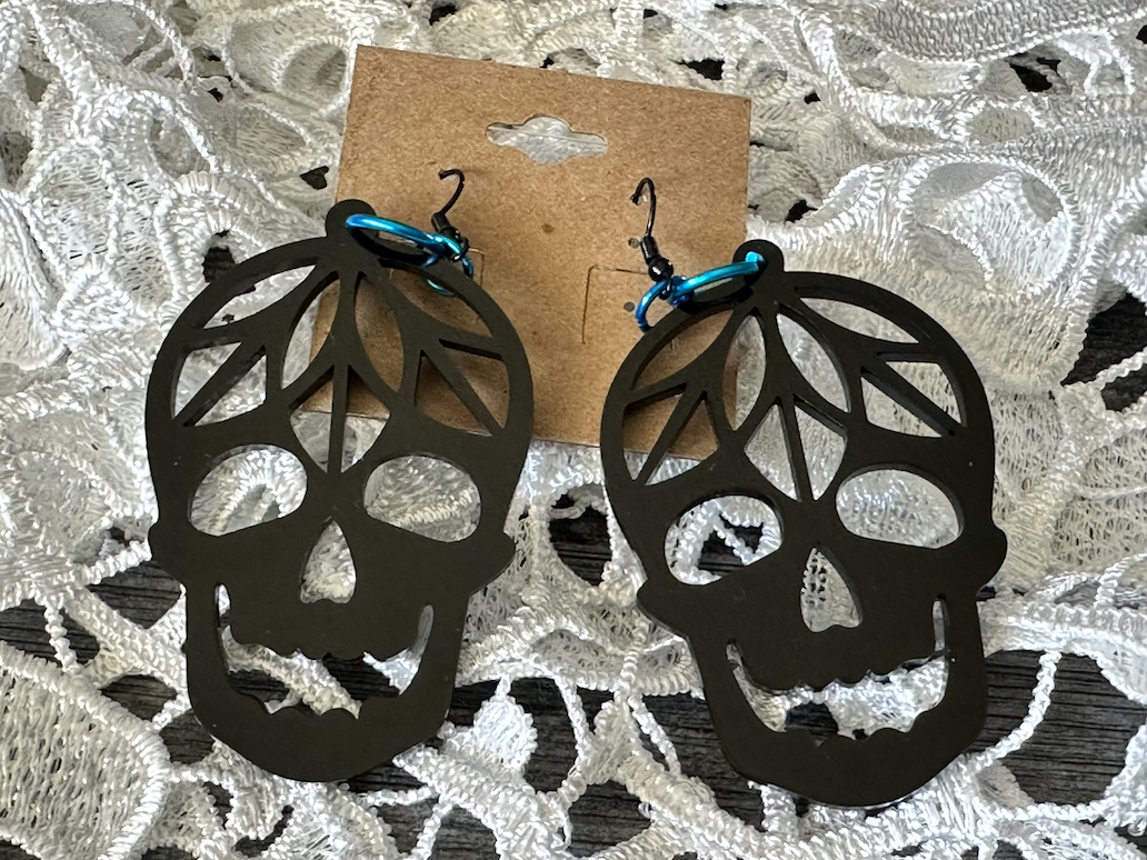 Skull Dangle Earrings