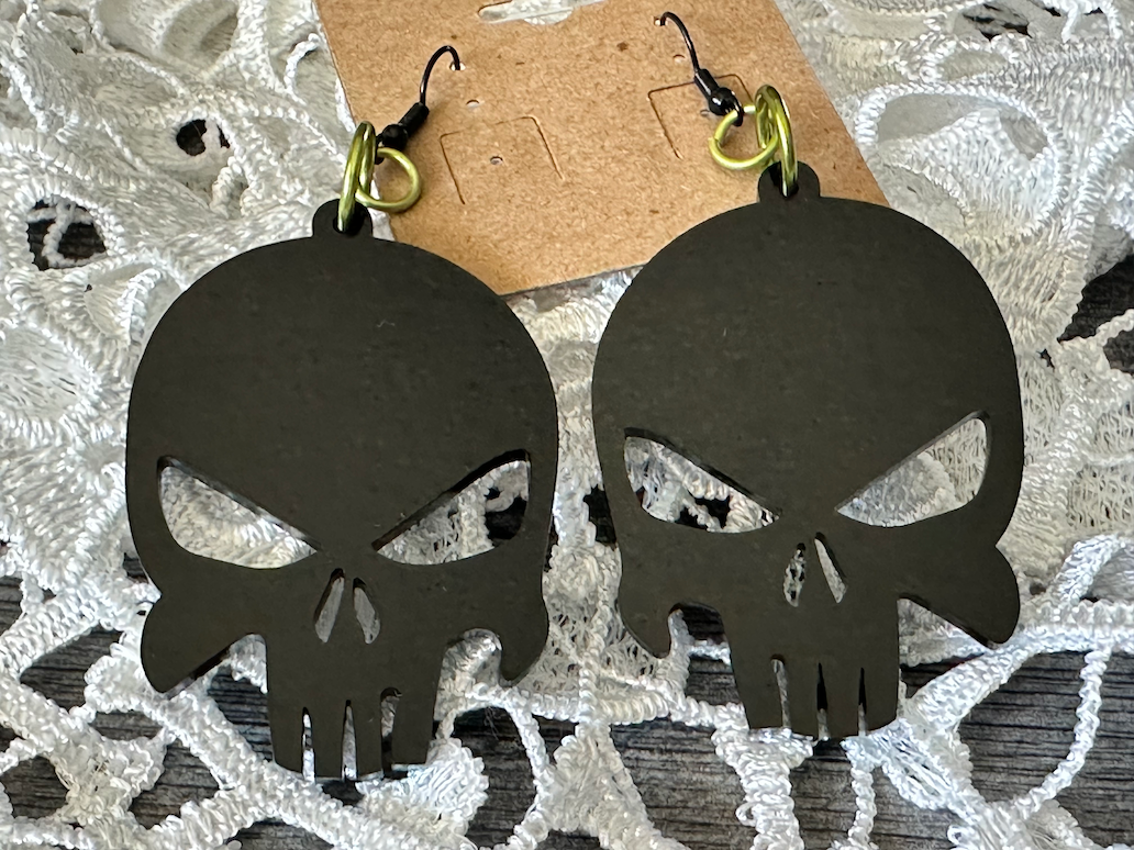 Skull Dangle Earrings