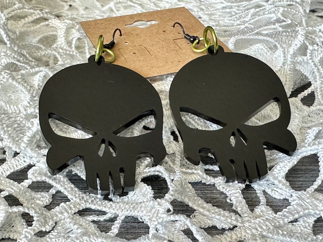 Skull Dangle Earrings