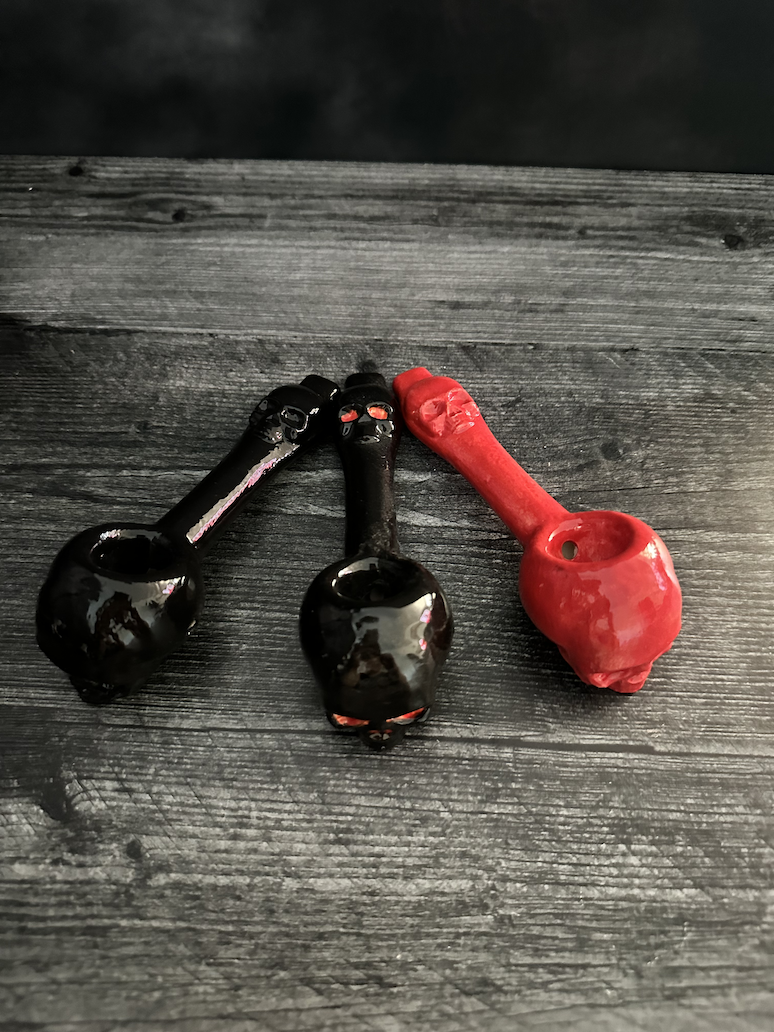 Skull Decorative Ceramic Pipes