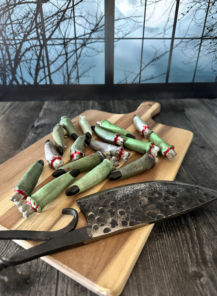 Severed Zombie Finger Pins