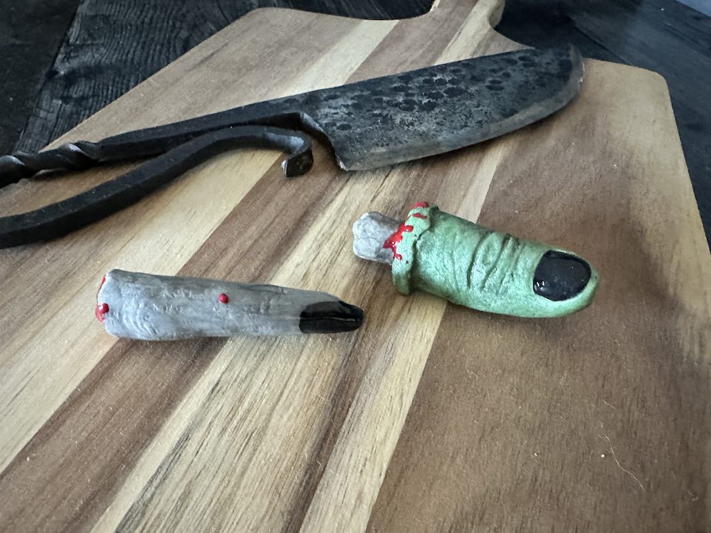 Severed Zombie Finger Pins