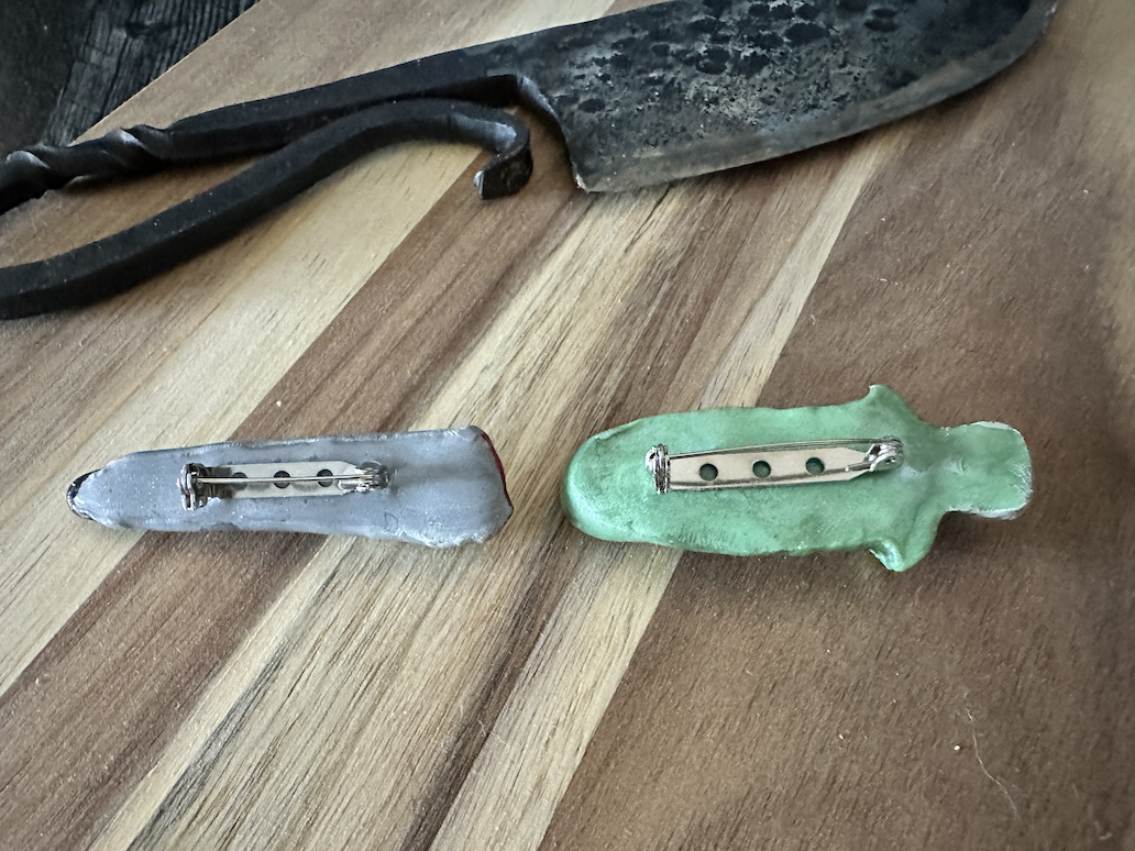 Severed Zombie Finger Pins