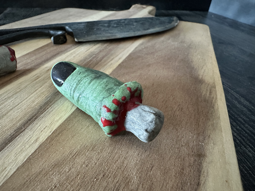 Severed Zombie Finger Pins