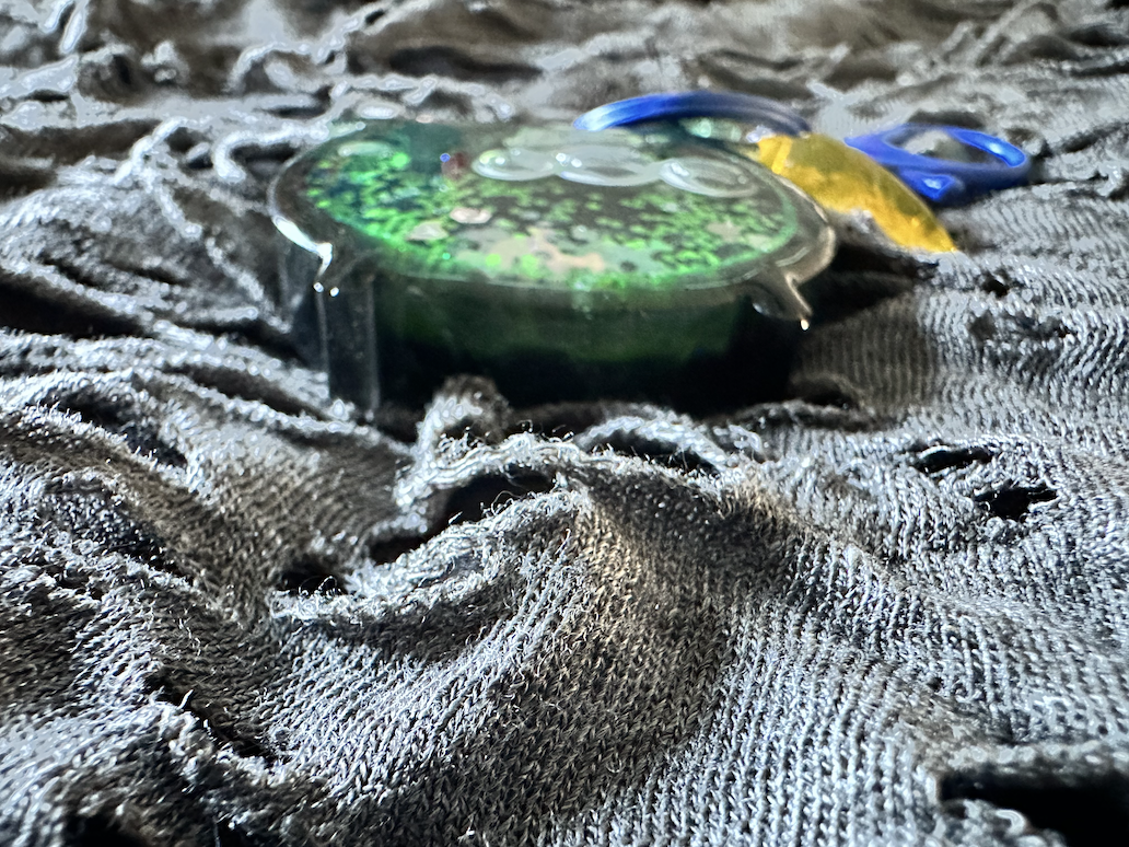 Witch Cauldron Shaker Keychain