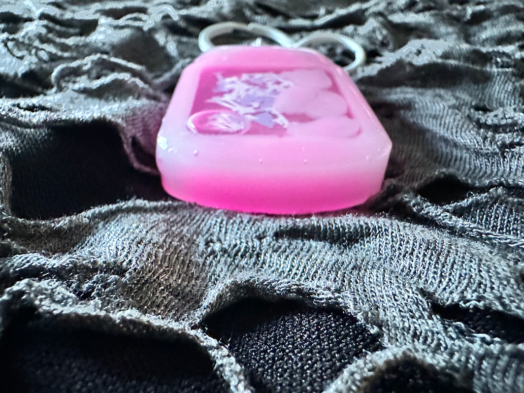 Ghost Terrarium Shaker Keychain