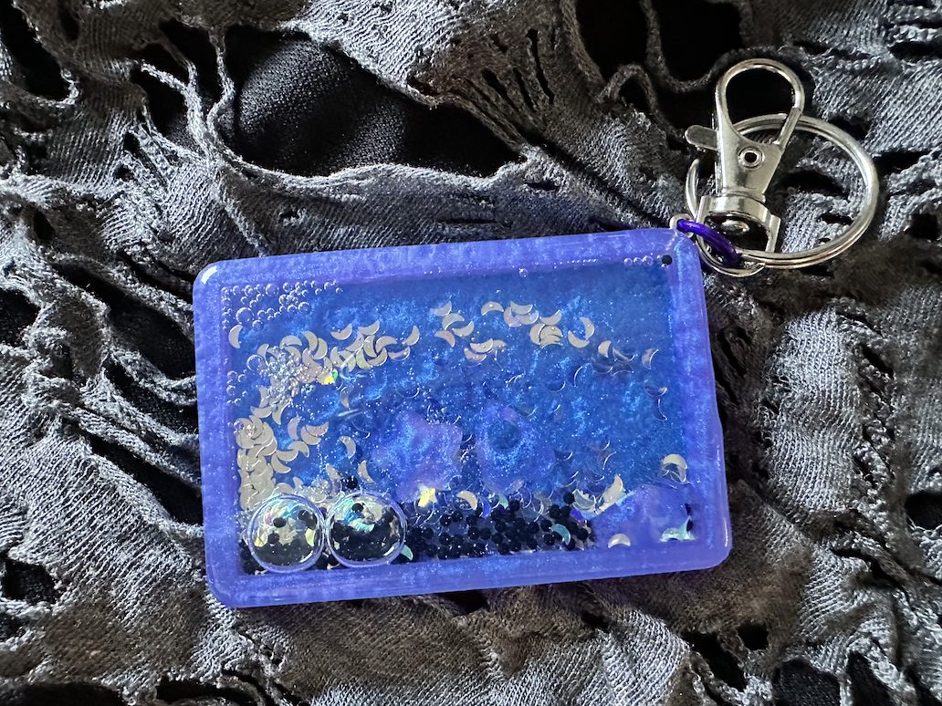 Spirit Board Shaker Keychain