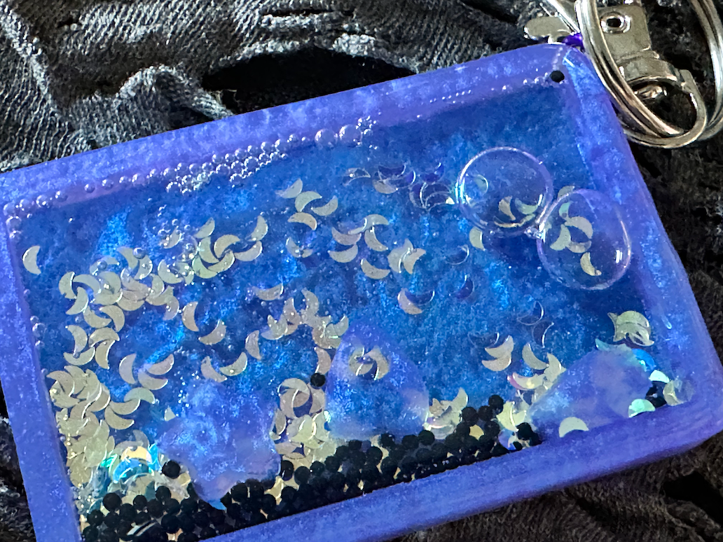 Spirit Board Shaker Keychain