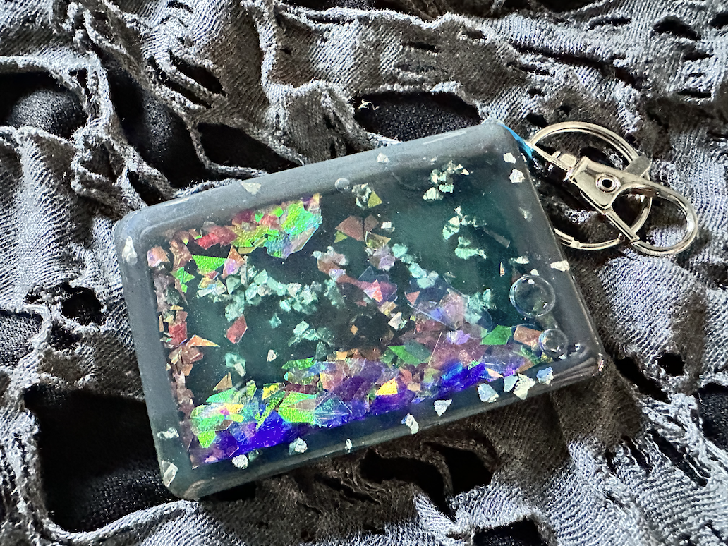 Spirit Board Shaker Keychain