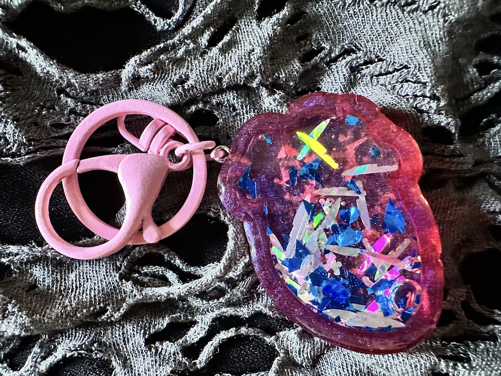 Heart Shaker Keychain
