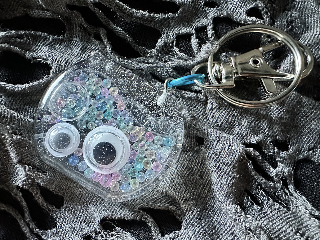 Eyeball Aquarium Shaker Keychain