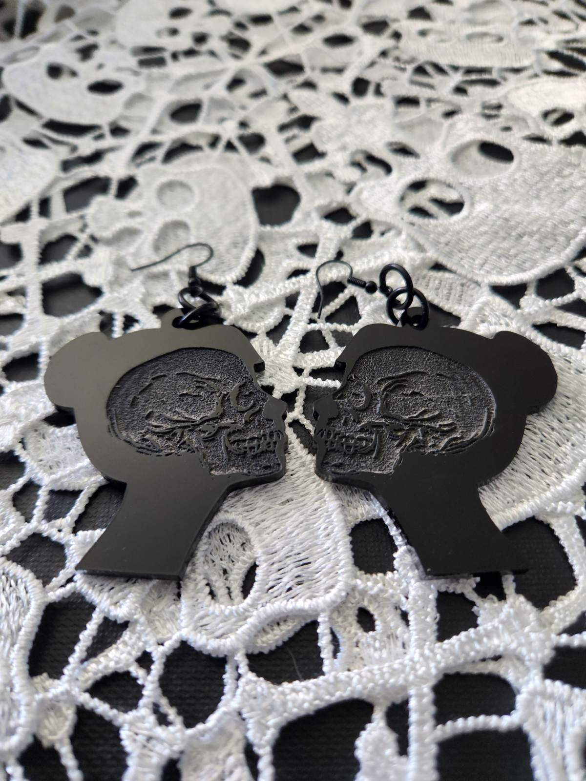 X-Ray Head Dangle Earrings