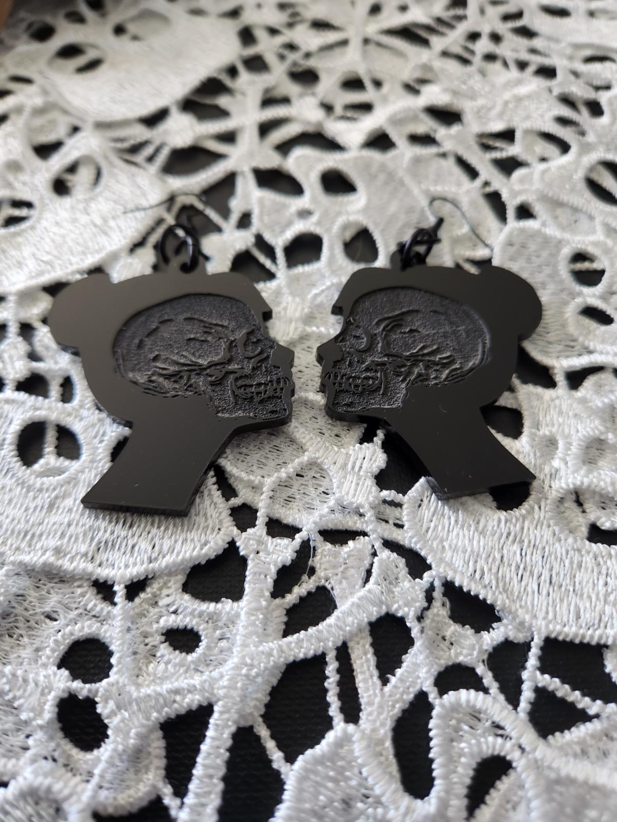 X-Ray Head Dangle Earrings