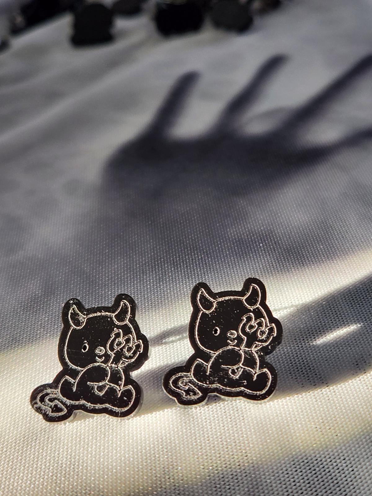 Sitting Devil Post Earrings
