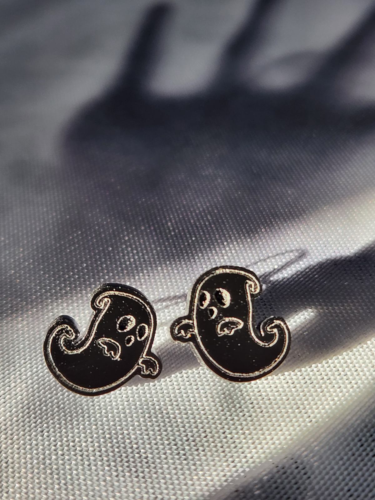 Ghosts Post Earrings