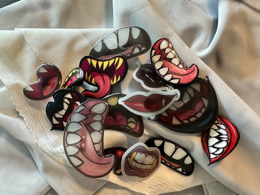 Monster Maw Pins