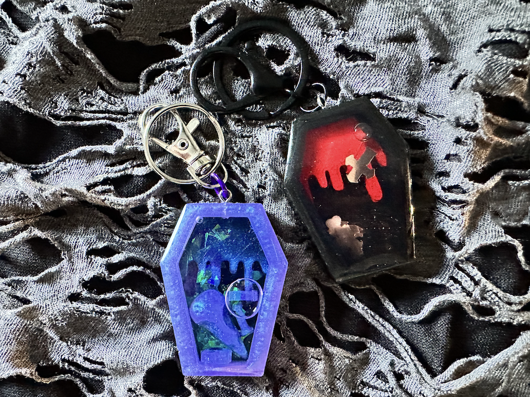 Coffin Shaker Keychain