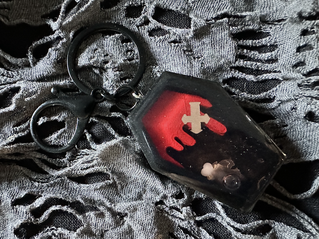 Coffin Shaker Keychain